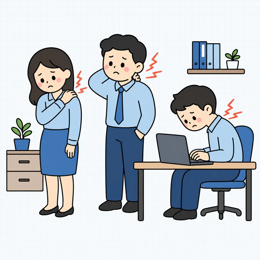 목 어깨 통증
